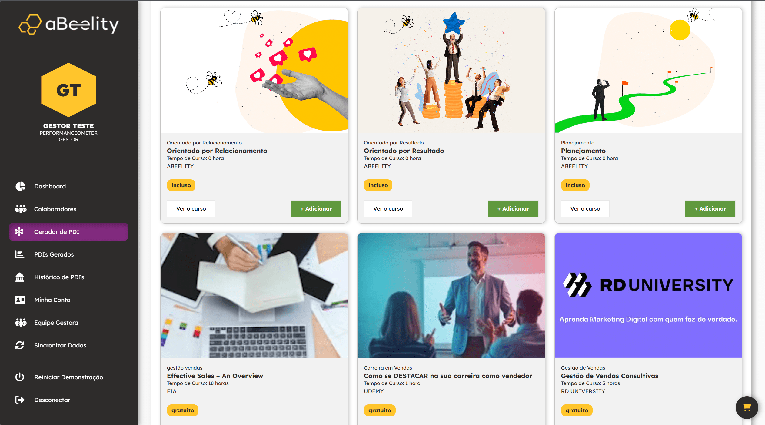 Hoje são mais de 7500 cursos em nossa base.